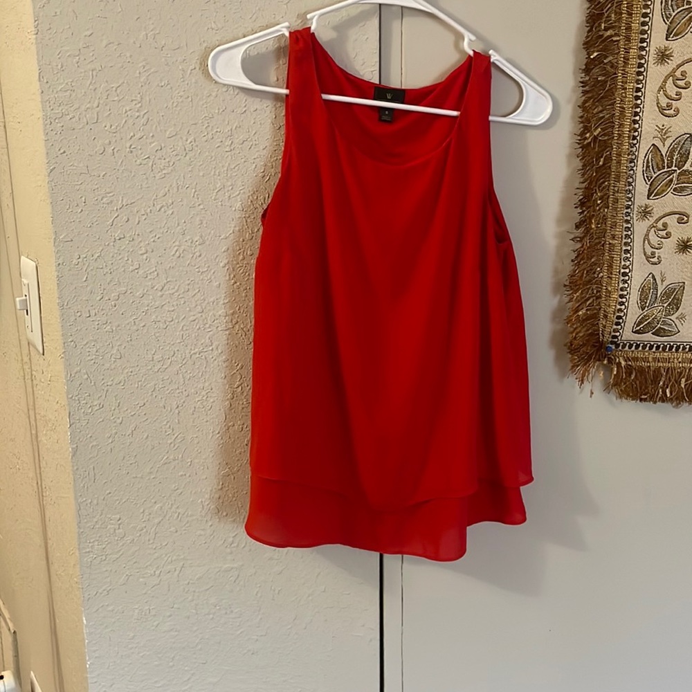 Red dress shirt